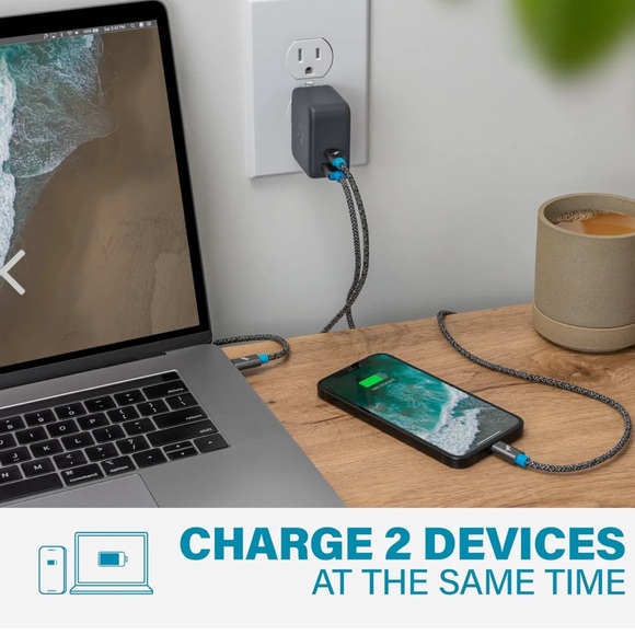 NIB nimble WALLY Wall Charger - Fast Dual Port Wall Charger 65W PD Fast Charging - Picture 8 of 9